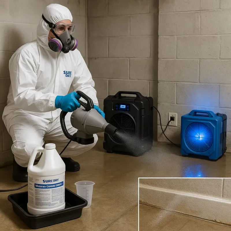 Sanitization and Odor Removal process in Serenada, TX