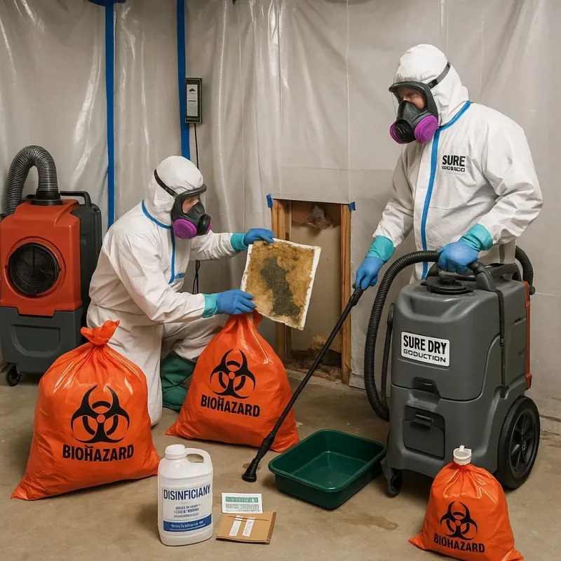 Contaminated Water Handling Protocols process in Serenada, TX