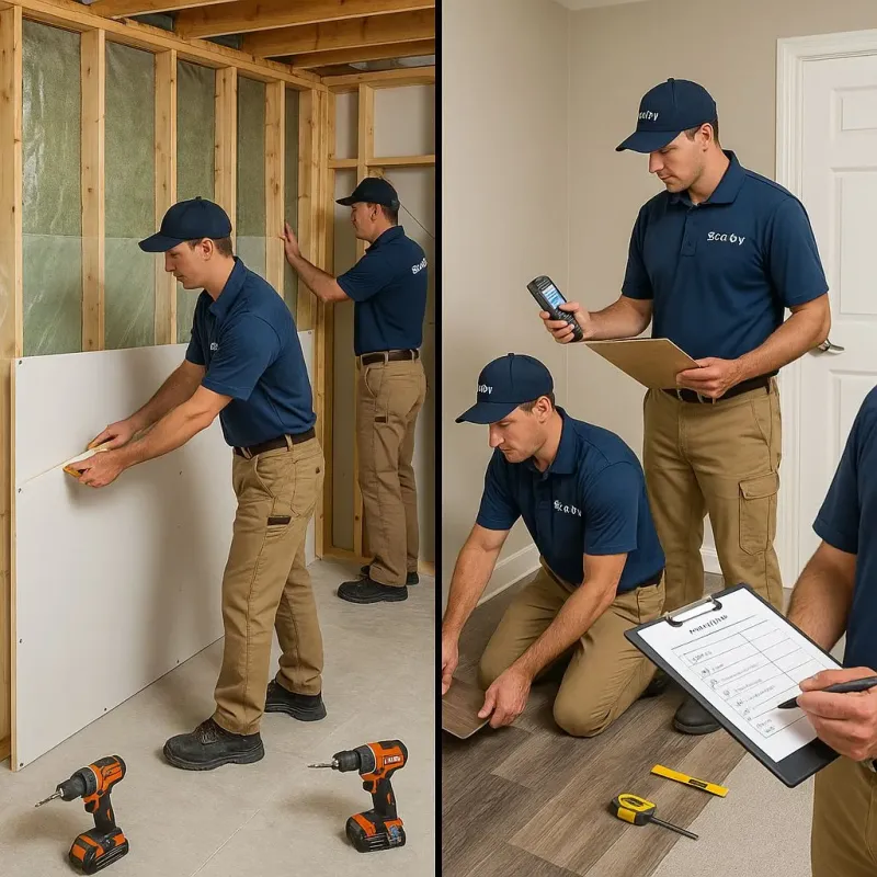 Repairs and Reconstruction process in Serenada, TX